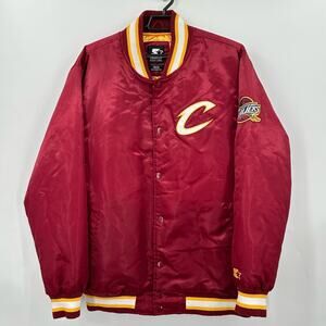 Cleveland Cavaliers Starter Black Label Satin Jacket Mens XXL Basketball NBA